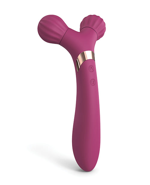 Love To Love Fireball Forked Vibrator - Plum Star - LUST Depot