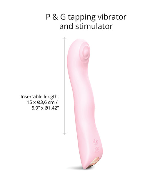 Love To Love Swap Tapping Vibrator - Baby Pink - LUST Depot