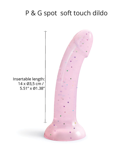 Love To Love Curved Suction Cup Dildolls Starlight - Pink - LUST Depot