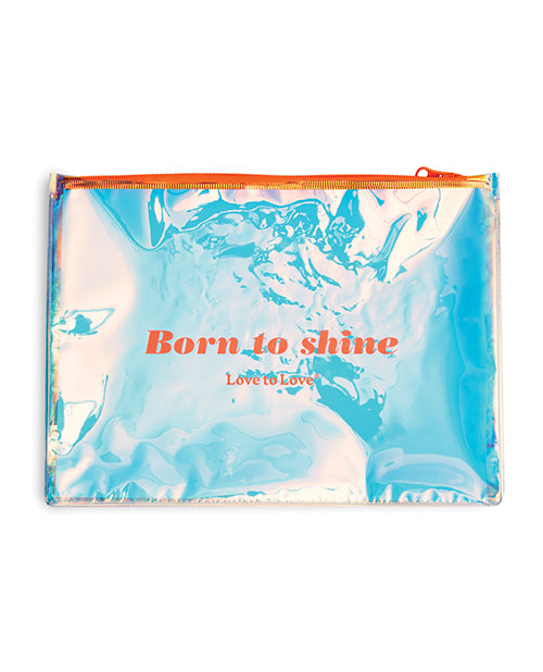 'love To Love Born To Shine Pouch - Vivid Orange - LUST Depot