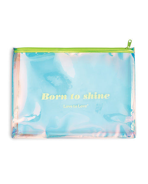 'love To Love Born To Shine Pouch - Acid Yellow - LUST Depot