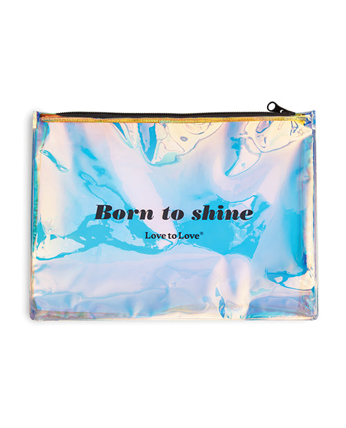 'love To Love Born To Shine Pouch - Black Onyx - LUST Depot