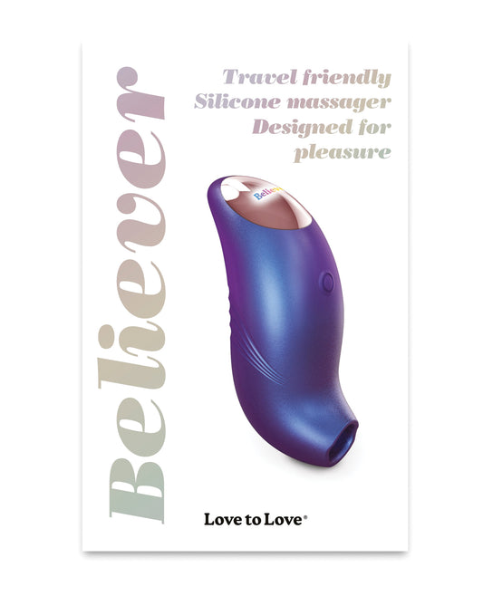 Love To Love Believer Mini Tongue Flicker - Iridescent Night