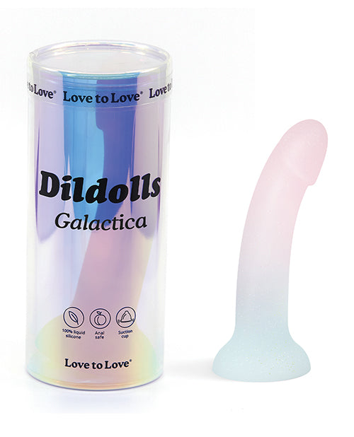 Love To Love Silicone Dildolls Galactica - Unicorn Color W/glitter - LUST Depot