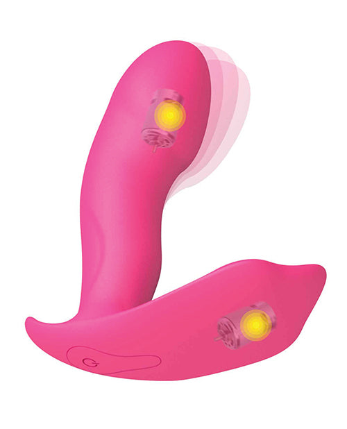 Dorcel Secret Clit Dual Stim Heating And Voice Control - Pink - LUST Depot