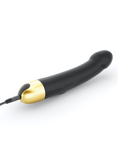 Dorcel Real Vibration M 8.6" Rechargeable Vibrator 2.0 - Black-gold - LUST Depot