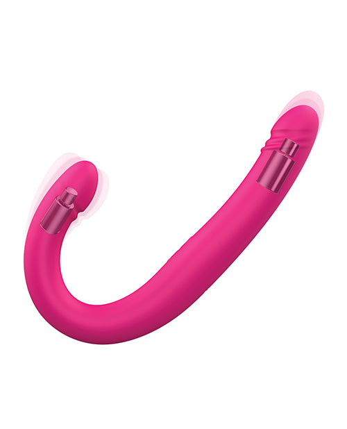 Dorcel Orgasmic Double Do 16.5" Thrusting Dong - Pink - LUST Depot