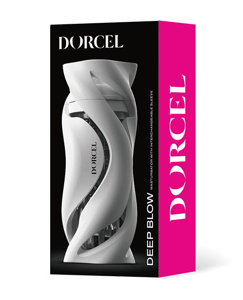 Dorcel Deep Blow Masturbator - White - LUST Depot