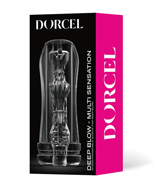 Dorcel Deep Blow Multi Sensation Sleeve - Clear - LUST Depot