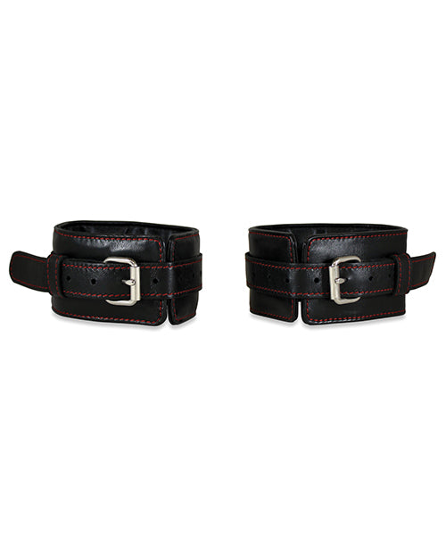 Sultra Lambskin Ankle Cuffs - Black - LUST Depot