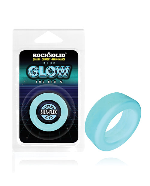 Rock Solid Glow In The Dark Big O Ring - Blue - LUST Depot