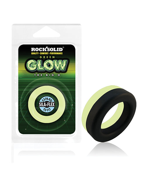 Rock Solid Glow In The Dark Big O Ring - Black-green - LUST Depot