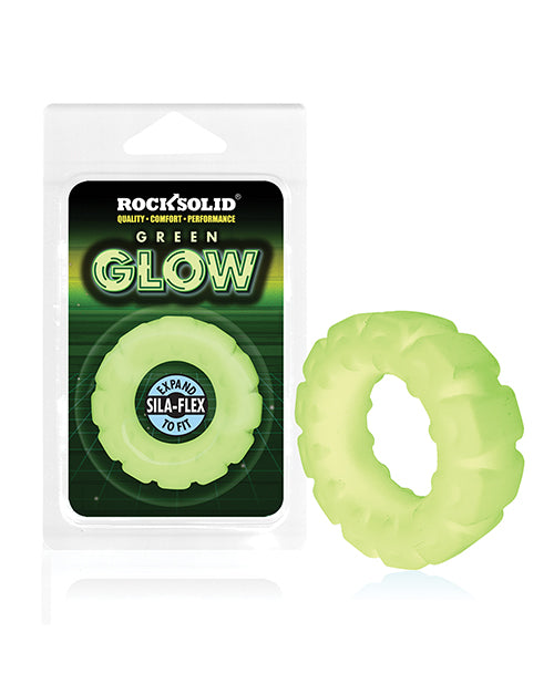 Rock Solid Glow In The Dark The Tire Ring - Green - LUST Depot