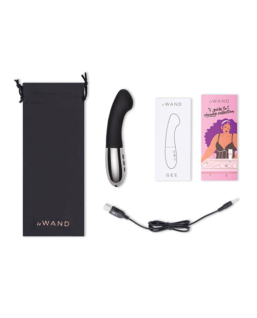 Le Wand Gee G-spot Targeting Rechargeable Vibrator - Black - LUST Depot