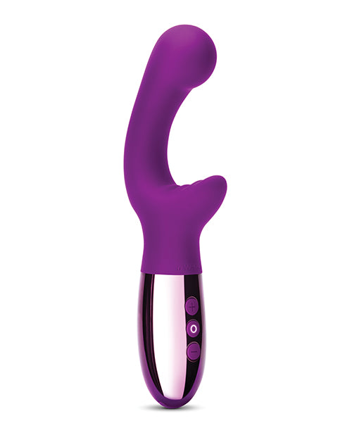 Le Wand Xo Double Motor Wave Rechargeable Vibrator - Cherry - LUST Depot