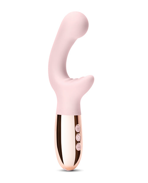 Le Wand Xo Double Motor Wave Rechargeable Vibrator - Rose Gold - LUST Depot