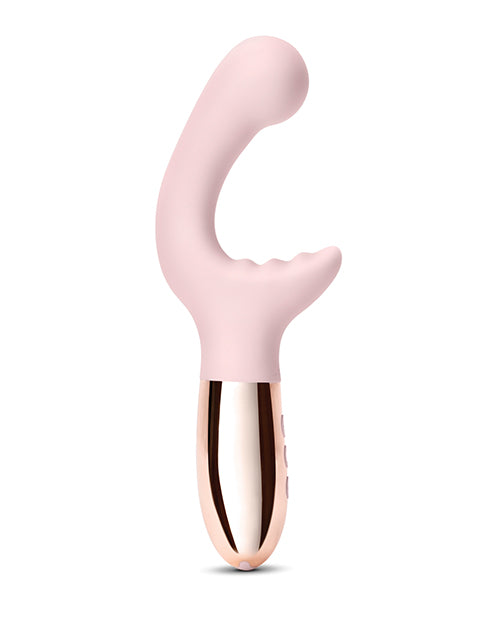 Le Wand Xo Double Motor Wave Rechargeable Vibrator - Rose Gold - LUST Depot