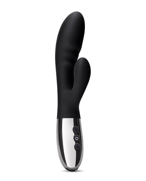 Le Wand Blend Double Motor Rabbit Rechargeable Vibrator - Black - LUST Depot