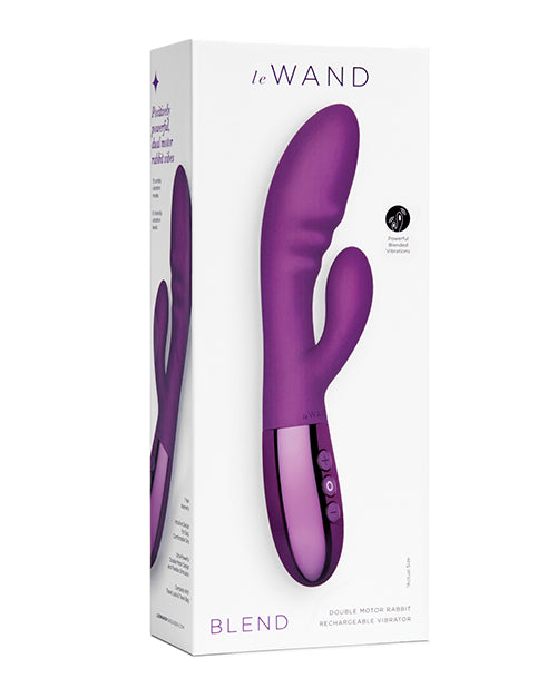 Le Wand Blend Double Motor Rabbit Rechargeable Vibrator - Cherry - LUST Depot