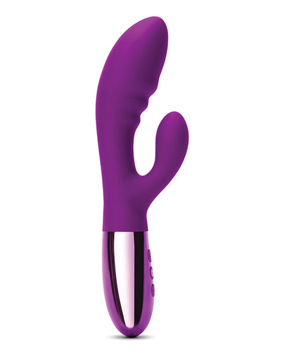 Le Wand Blend Double Motor Rabbit Rechargeable Vibrator - Cherry - LUST Depot