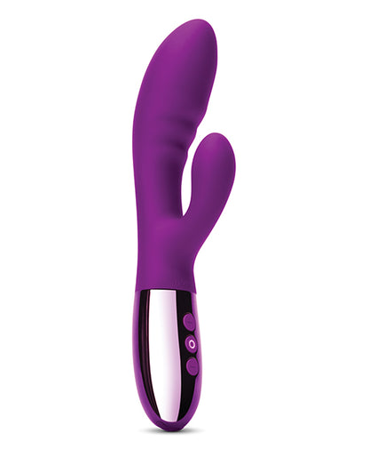 Le Wand Blend Double Motor Rabbit Rechargeable Vibrator - Cherry - LUST Depot