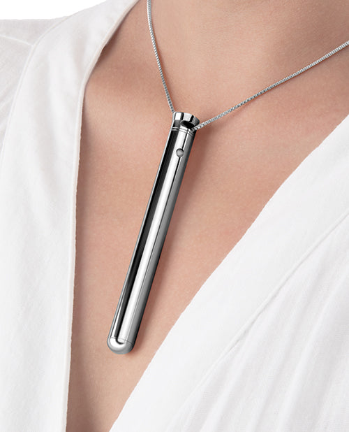 Le Wand Vibrating Necklace - Silver - LUST Depot