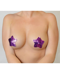 Minor Creations Sequin Star Pasties - Purple