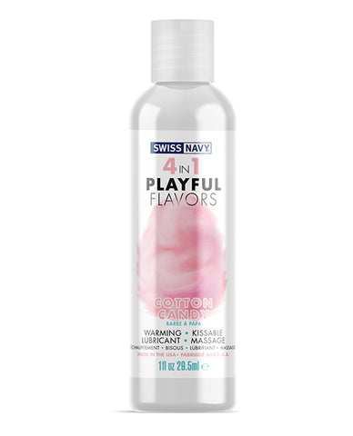 Swiss Navy 4 In 1 Playful Flavors Cotton Candy - 1 Oz