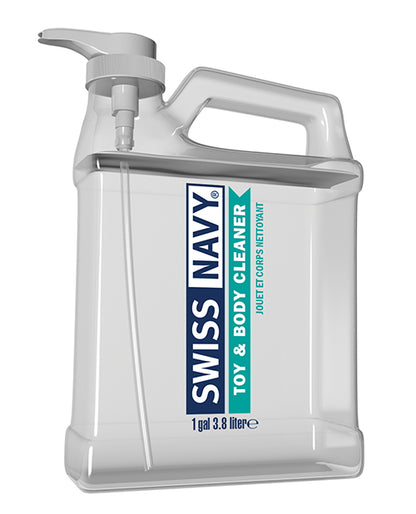 Swiss Navy Toy & Body Cleaner - 1 Gal Pump - LUST Depot