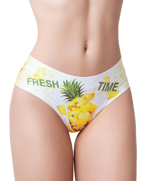 Mememe Fresh Summer Pineapple Printed Slip Lg - LUST Depot