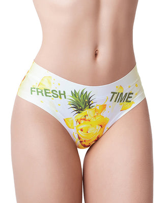 Mememe Fresh Summer Pineapple Printed Slip Xl