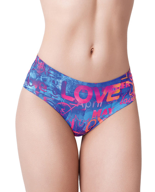 Mememe Love Graffiti Printed Slip Sm - LUST Depot