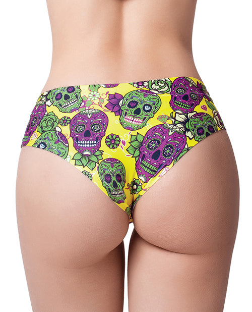 Mememe Skulls Lovers Muertos Printed Slip Md - LUST Depot