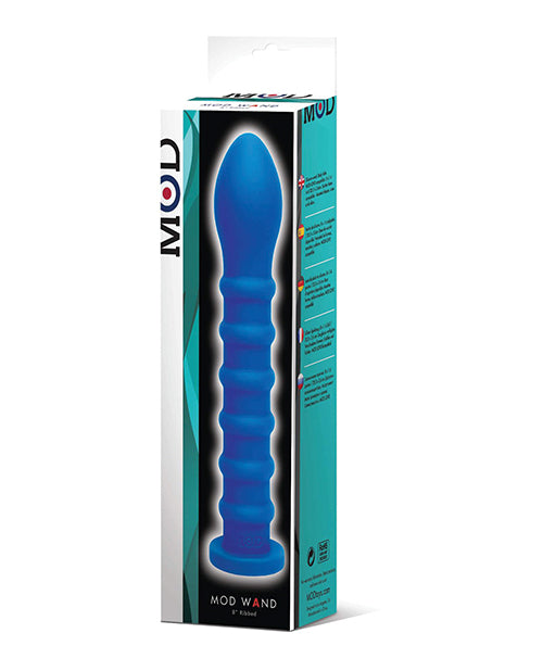 Mod Ribbed Wand - Blue - LUST Depot