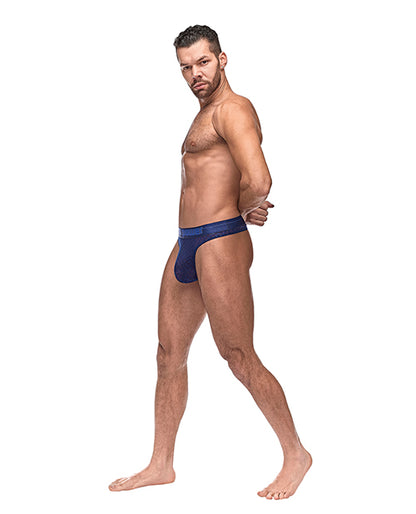 Diamond Mesh Bong Thong Blue L-xl - LUST Depot