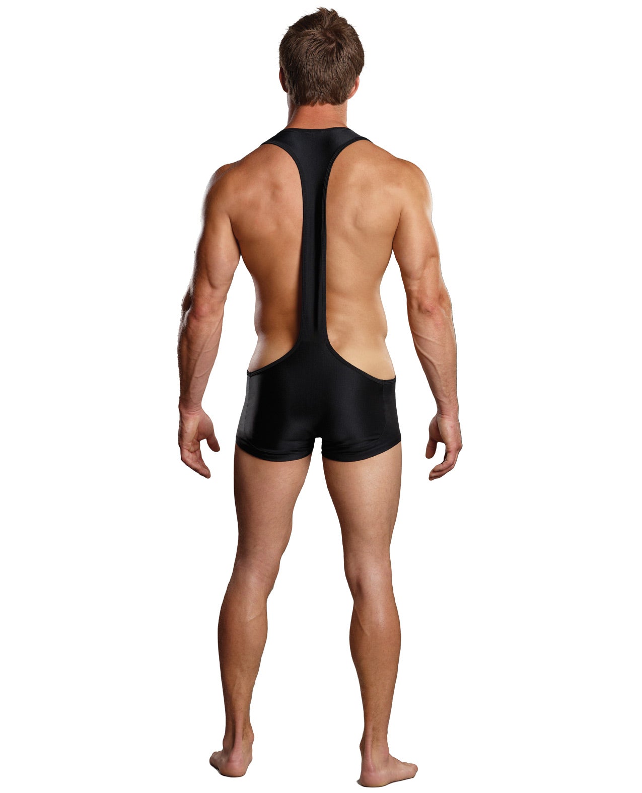 Male Power Sling Short Black S-m - LUST Depot