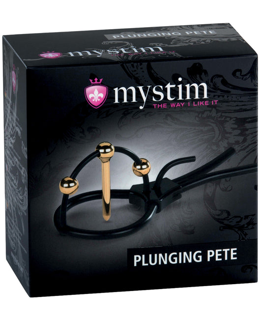 Mystim Plunging Pete W-corona Strap & Urethral Sound - LUST Depot