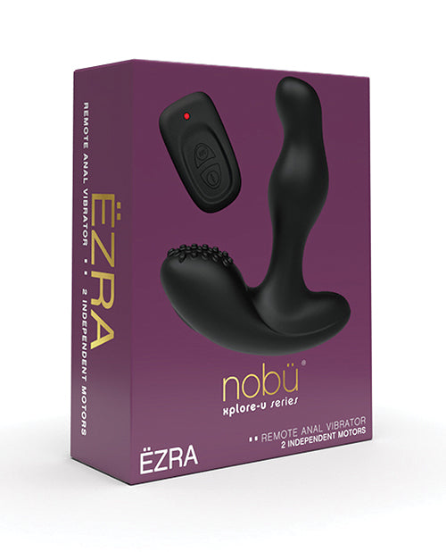 Nobu X-plore U Ezra Anal Vibrator - Black - LUST Depot