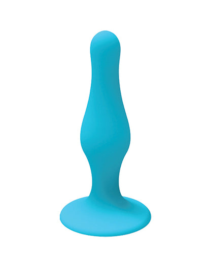 Nobu Rainbow Large Silicone Plug - Blue - LUST Depot