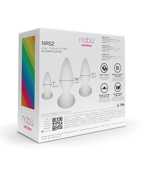 Nobu Rainbow Silicone Plug Set - Cosmic - LUST Depot