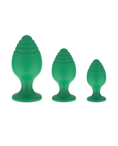 Nobu Rainbow Silicone Plug Set - Green - LUST Depot