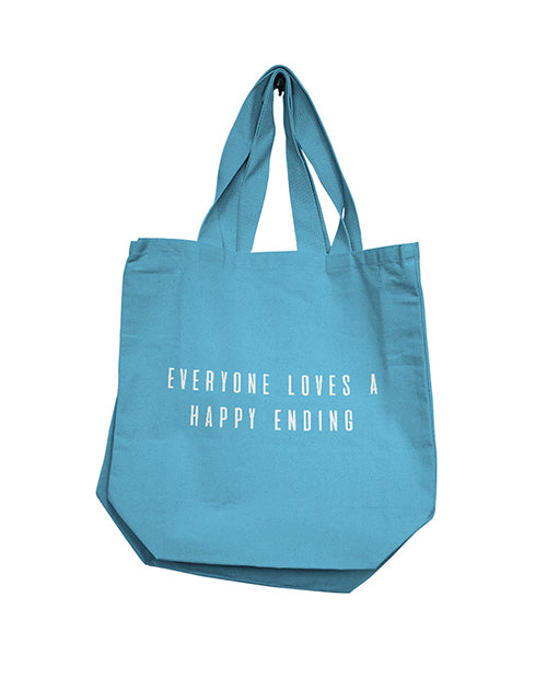 Nobu Everyone Loves A Happy Ending Reusable Tote - Blue - LUST Depot