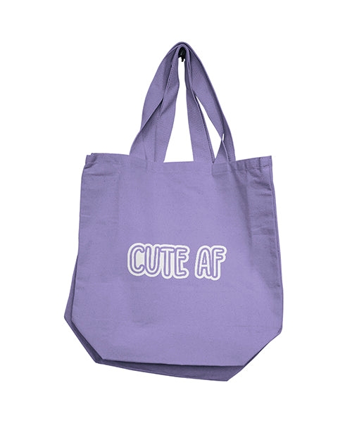 Nobu Cute Af Reusable Tote - Lilac - LUST Depot