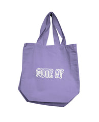 Nobu Cute Af Reusable Tote - Lilac