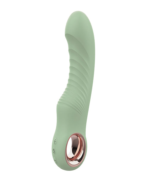 Nobu Gwen G-Spot Vibrator w/Removable Bullet - Green - LUST Depot