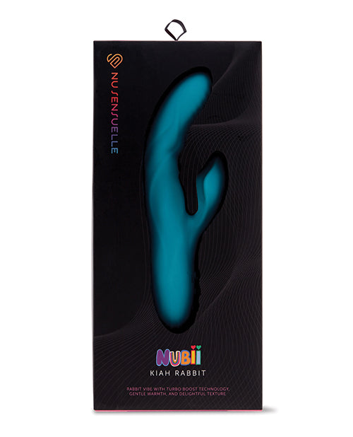 Nu Sensuelle Kiah Heating Nubii Rabbit - Blue - LUST Depot