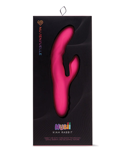 Nu Sensuelle Kiah Heating Nubii Rabbit - Pink - LUST Depot