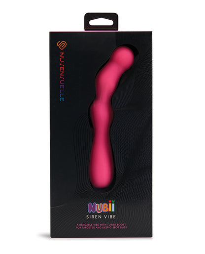 Nu Sensuelle Siren Nubii G-Spot Vibe w/Hinge - Pink