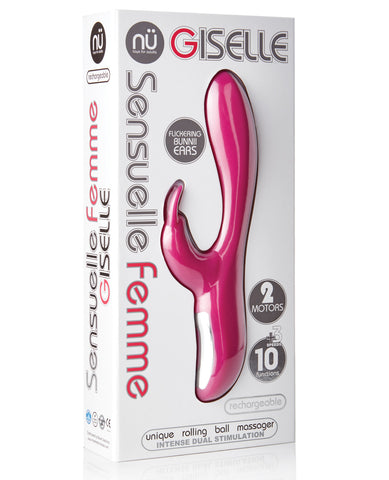 Sensuelle Giselle Rechargeable Rabbit - Magenta