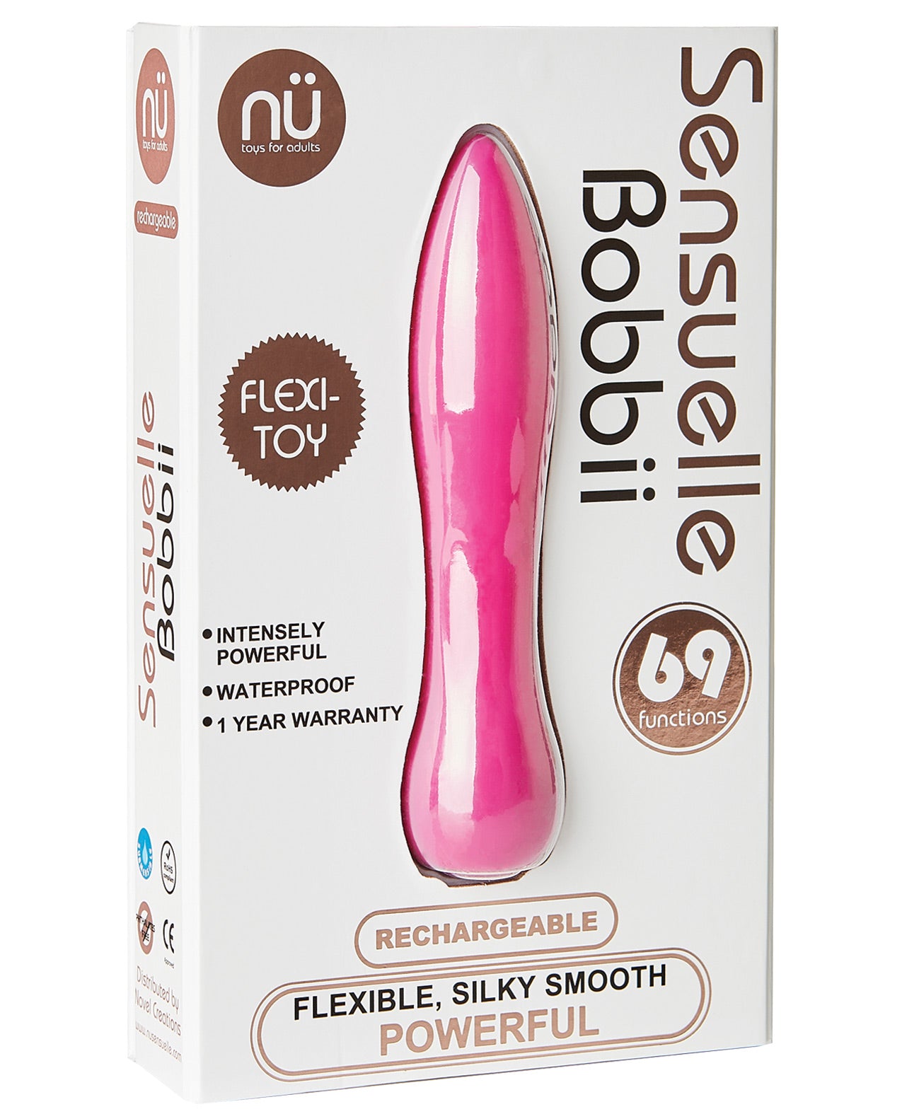 Sensuelle Bobbii Flexible Vibe - 69 Function Magenta - LUST Depot